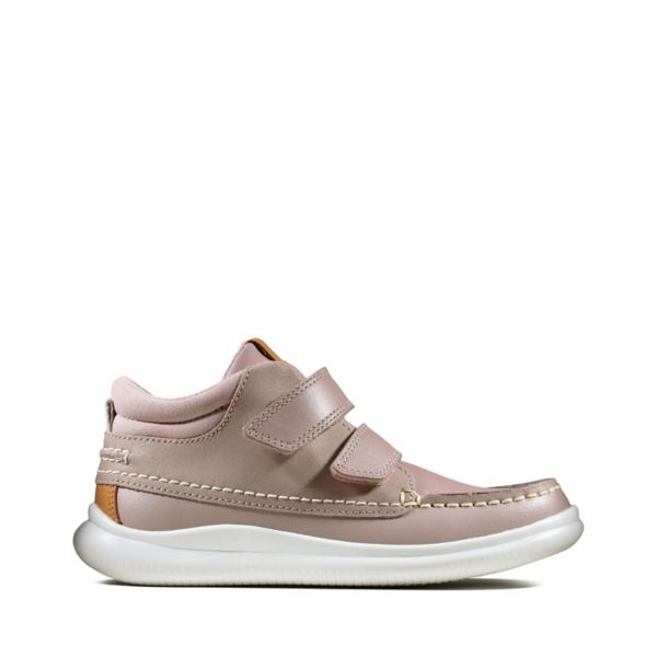 Clarks Girls Cloud Tuktu Kid Casual Shoes Pink | CA-1076584